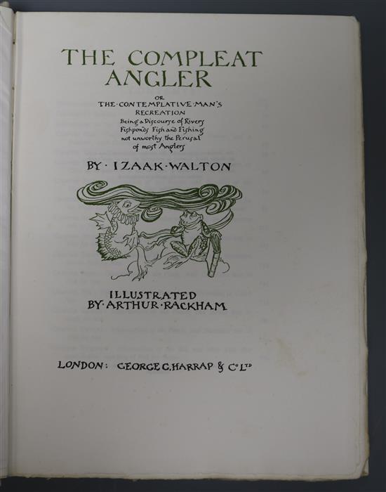 Walton (I) & Rackham (A, illus), The Compleat Angler, 1931,